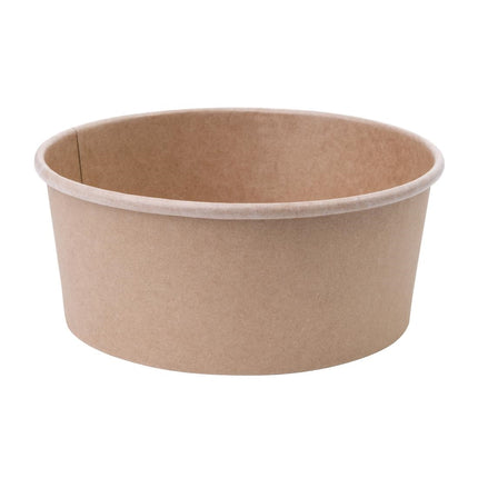 Compostable Round Kraft Salad Bowl 750ml | Fiesta