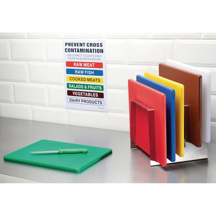 Blue LDPE Cutting Board | Hygiplas | 30.5x22.9x1.2 cm 5