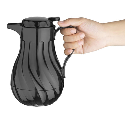 Swirl Black Thermos Jug 500ml | Olympia 2