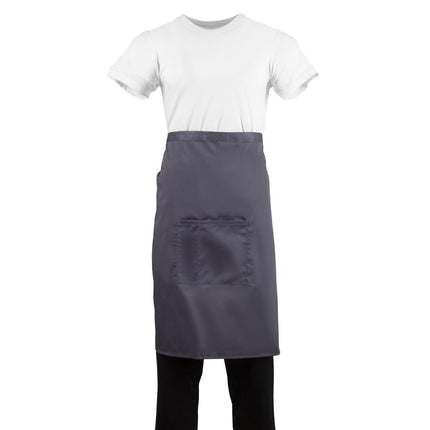 Standard Grey Bib Apron | Whites 10