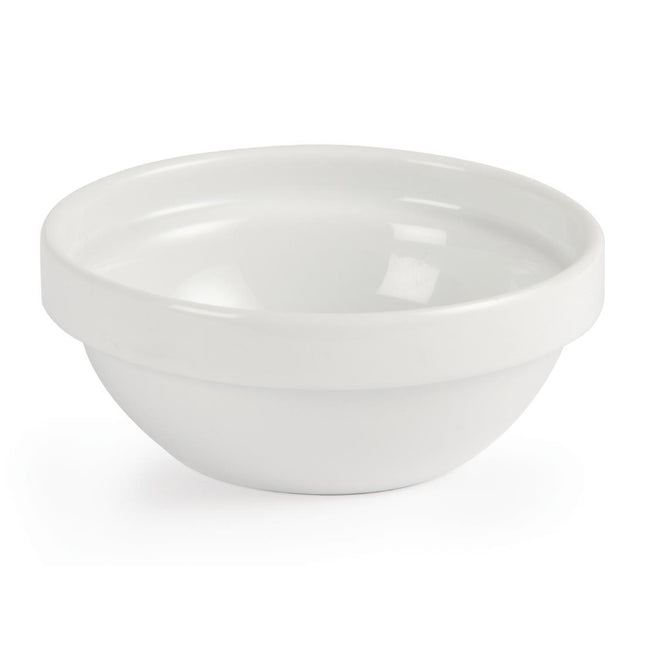 Olympia Whiteware Stackable Porcelain Bowl 11cm 2