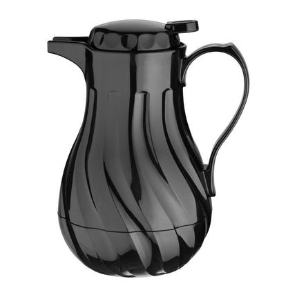Swirl Black Thermos Jug 500ml | Olympia