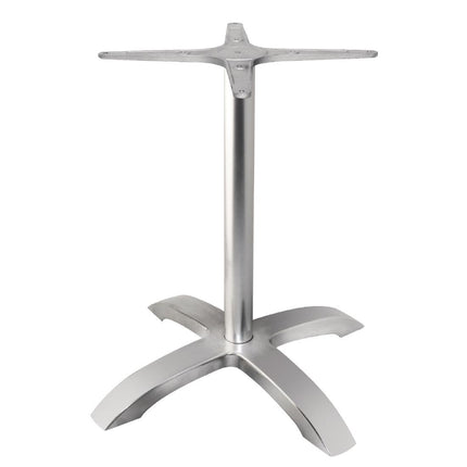 Brushed Aluminium Table Leg | Bolero