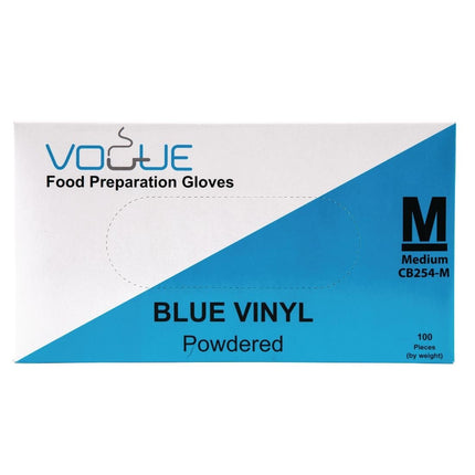 Powdered Vinyl Gloves with Free Dispenser Holder | Large Size 3