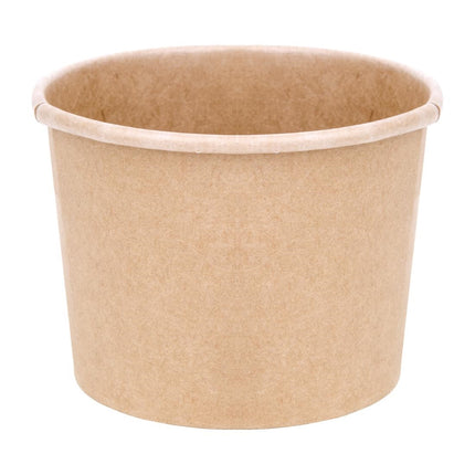 Compostable Paper Soup Cups 340ml 98mm Diameter | Fiesta