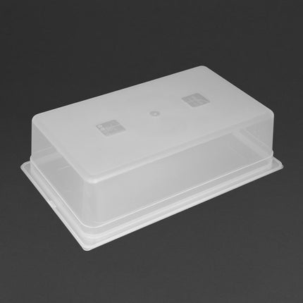 Vogue Polypropylene GN 1/1 Container with Lid | 15cm Depth | 530x325mm 6