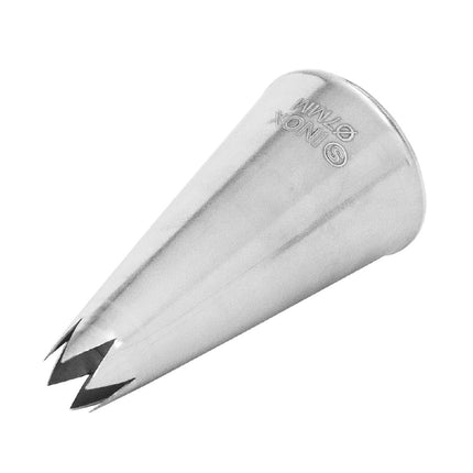 Stainless Steel Star Tip Piping Nozzle 7mm | Schneider 3