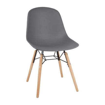 Arlo Dark Grey Chairs | Bolero | Set of 2