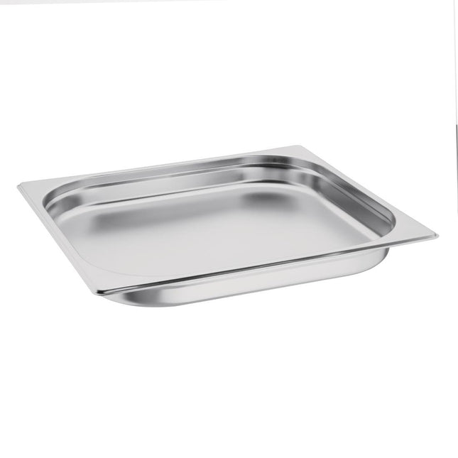 Stainless Steel GN 2/3 Container 20mm | Vogue
