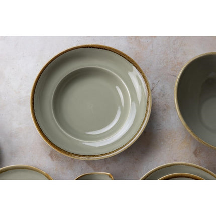 Kiln Pasta Bowls Moss Green 25cm | Olympia 5