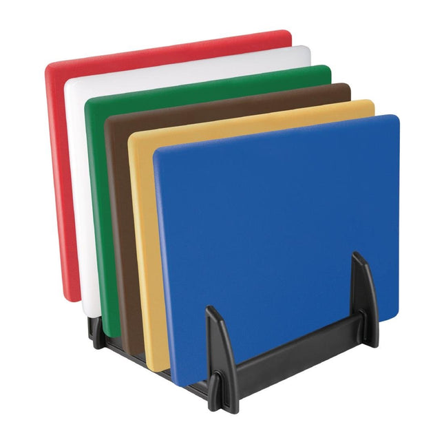 Plastic Cutting Board Rack with 6x1.4cm Slots | Hygiplas 2