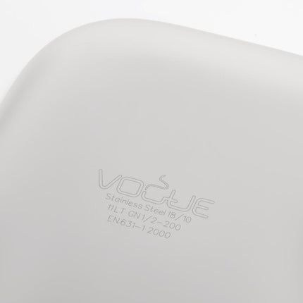 Stainless Steel GN 1/2 Container 200mm Depth | Vogue 7