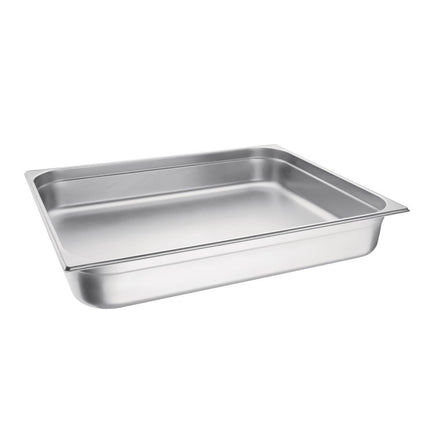 Stainless Steel GN 2/1 Container 100mm Depth | Vogue
