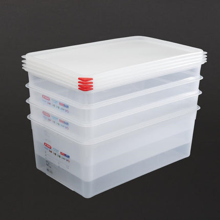 Araven GN 1/1 Food Container with Lid | 28L Capacity | Set of 4 8