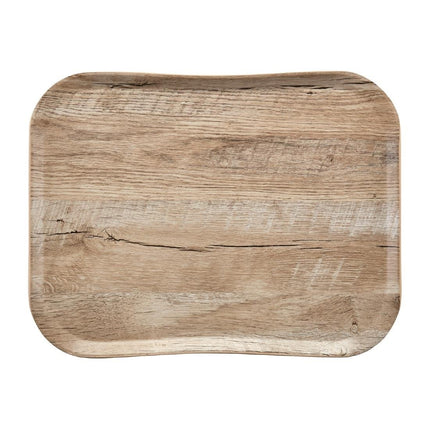 Light Oak Woodgrain Serving Tray | Cambro Versa | 330 x 430 mm