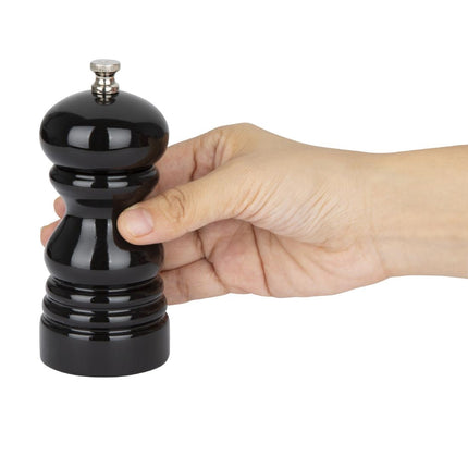 Salt and Pepper Mill | Olympia | Hevea Wood | Black | 125mm 5