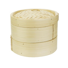 Bamboo Steamer Set 20.3cm with Two Bases and Lid | Vogue