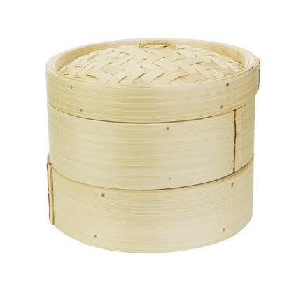 Bamboo Steamer Set 20.3cm with Two Bases and Lid | Vogue