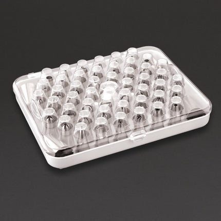 52-Piece Stainless Steel Piping Nozzle Set | Vogue 2