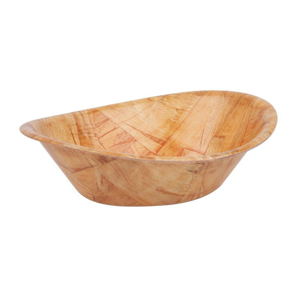 Small Oval Wooden Bowl