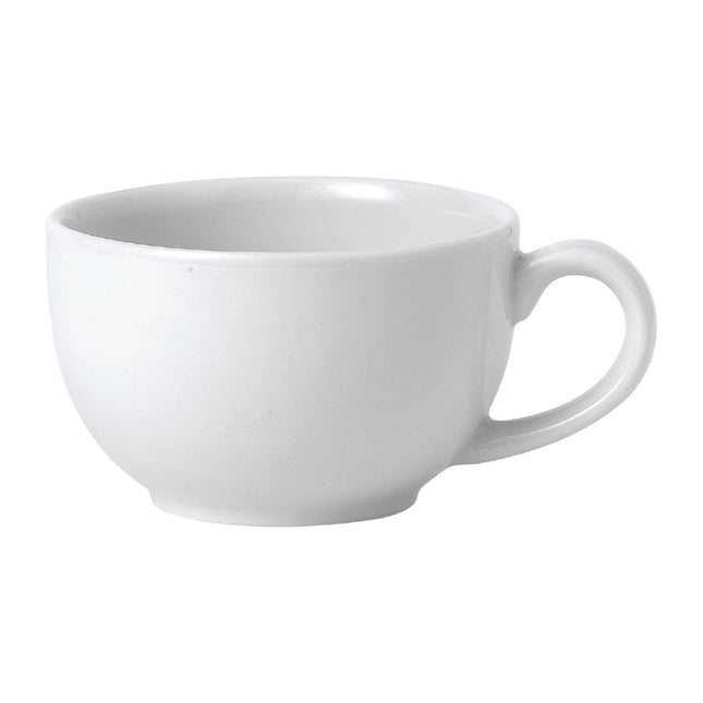 White Cappuccino Cup 170ml | Churchill Cafe Collection | 12 Pieces