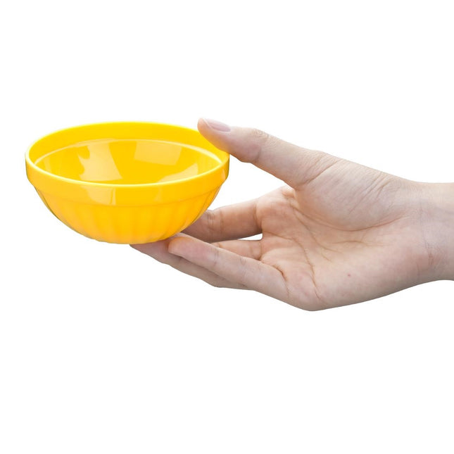 Polycarbonate Fruit Bowls Yellow 10.2cmØ 190ml | Olympia Kristallon | 12 Pieces 2