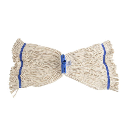 Blue Stay-Flat Kentucky Cotton Mop | SYR 6