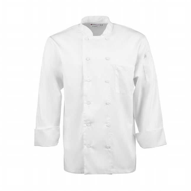 Unisex Chef Jacket with Cool Vent Technology | Chef Works Calgary | M | White