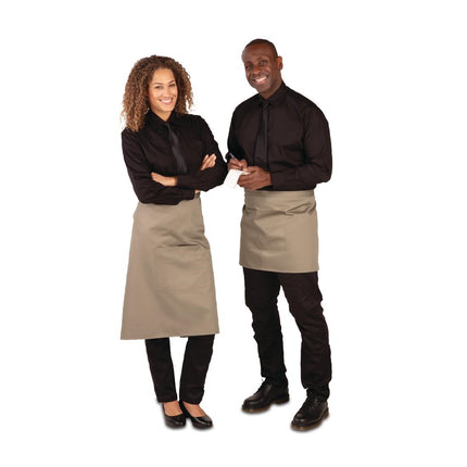 Short Bistro Apron Olive Green | Whites 5