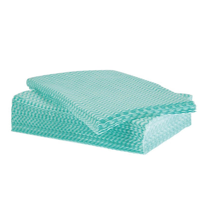 Non-Woven Cleaning Cloths Green | Jantex Solonet | 33x58 cm | 50 Pieces