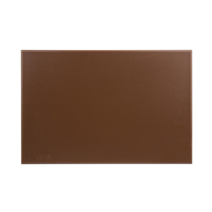 HDPE Cutting Board Brown | Hygiplas | 450x300x12mm 6