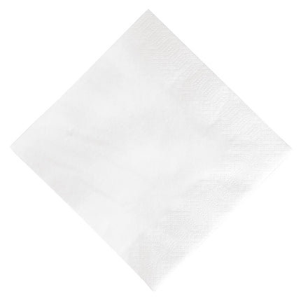 Bele Prtičke za Kosilo 33x33cm | Duni | Set 1000 | Videz Lana, Popolnoma Reciklabilne