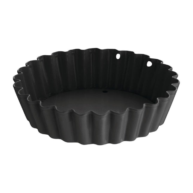 Mini Non-Stick Quiche Molds with Removable Bottom 8cm | Vogue | Set of 3