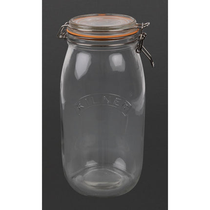 Kilner Glass Jar with Clip Lid 3L 6