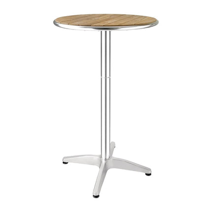 Round Standing Table with Ash Wood Top 60cm | Bolero