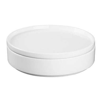 Porcelain Whiteware Bowl with Flat Walls 215mm | Olympia 7