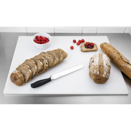 White LDPE Cutting Board 600x450x10mm | Hygiplas 3