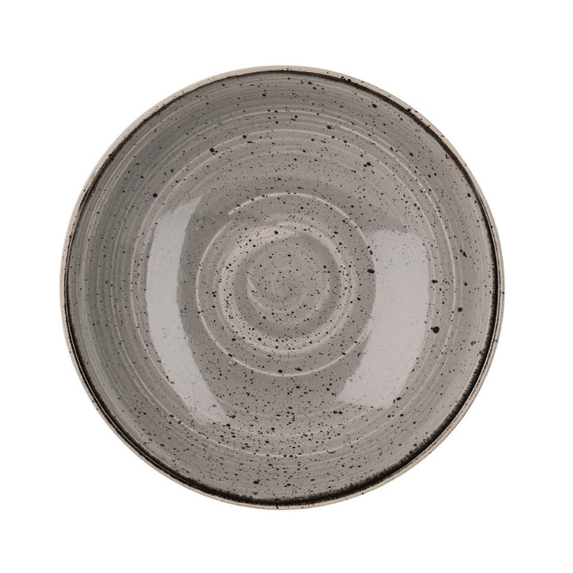 Stonecast Grey Evolve Coupe Bowl 24.8cm | Churchill