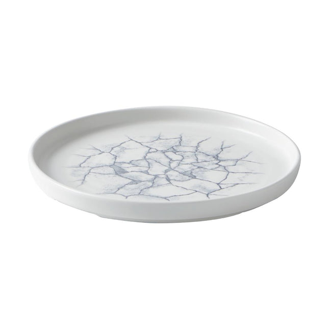 Studio Prints Kintsugi Pearl Grey Raised Edge Plate 22cm | Churchill 2