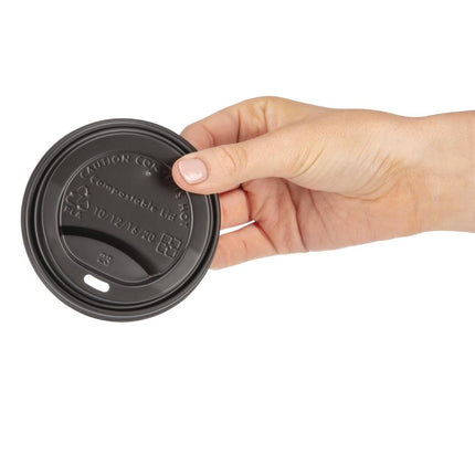 Compostable Coffee Cup Lids for 34cl Cups | Fiesta | 1000 Pieces 5