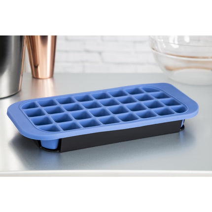 Flexible Silicone Ice Cube Tray with Storage Lid 7