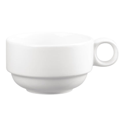 Stackable White Cup 284ml | Churchill Profile