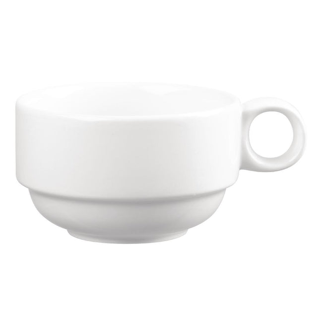 Stackable White Cup 284ml | Churchill Profile
