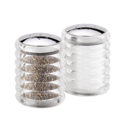 Salt and Pepper Shakers with Stainless Steel Lids 7 cm | Cole & Mason