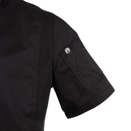 Unisex Chef Jacket with Zipper and Cool Vent Panels | Chef Works Springfield | Black | L 5