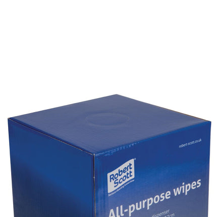 Blue Antibacterial Multipurpose Wipes on Roll 22x37cm | Jantex 5