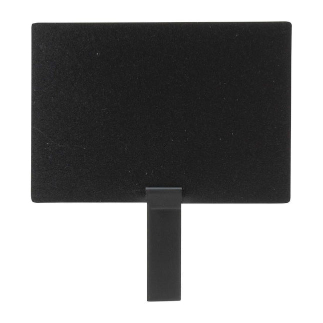 Clip Tag Holder Mini Chalkboard Labels | Securit | Pack of 6 2