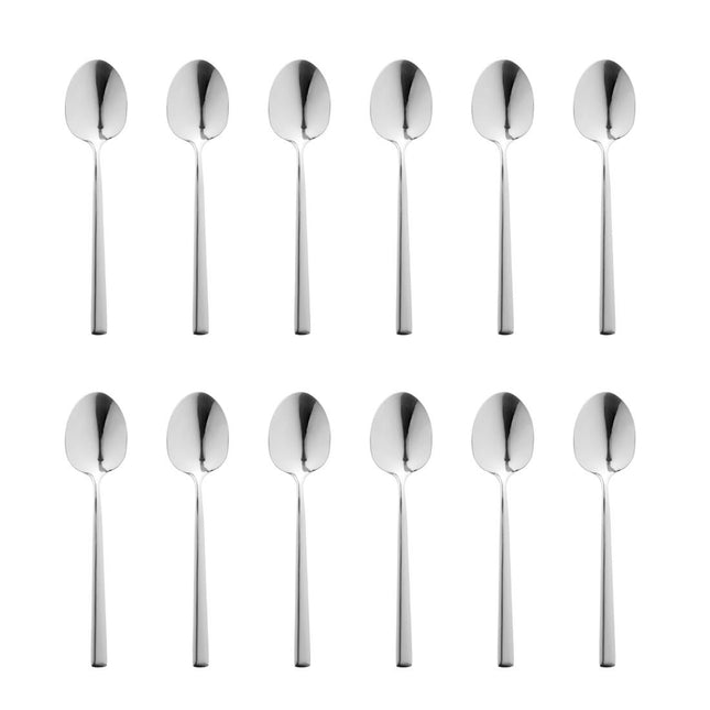 Olympia Ana Polished 18/10 Stainless Steel Teaspoons, 12 Pieces 2