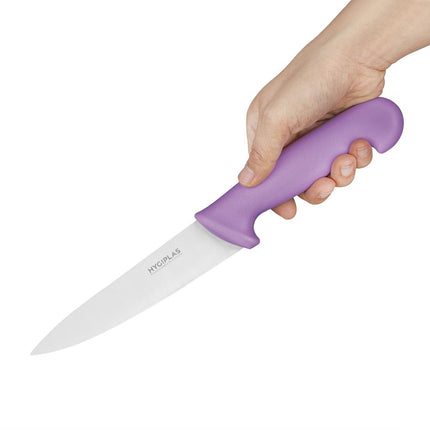 Chef's Knife Purple | Hygiplas | 16cm Stainless Steel Blade 2