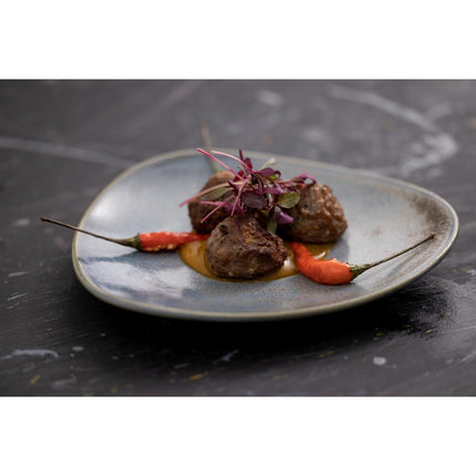Triangular Blue Plates 190mm | Olympia Ember Collection 2